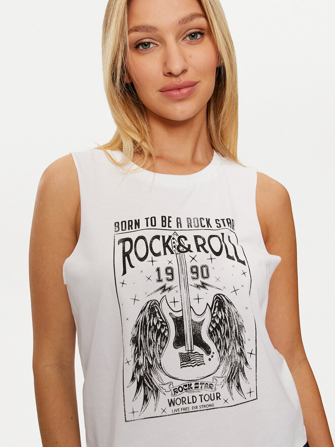 Noisy May Noisy May Top Max 27033890 Blanco Regular Fit