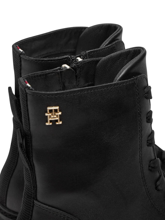 Tommy Hilfiger Turistická obuv Tommy Hilfiger FW0FW08305 Černá