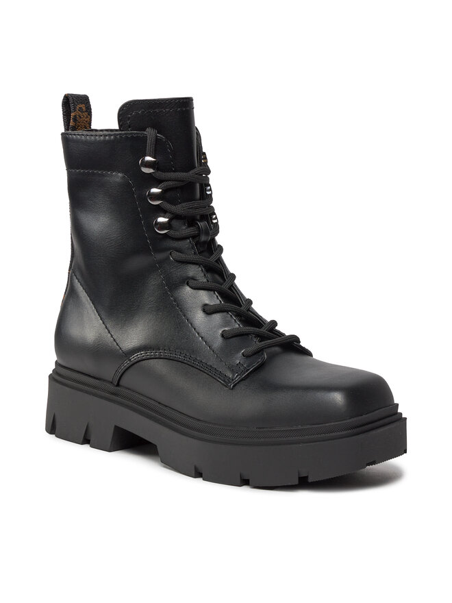 Guess Schnürstiefeletten Guess Ramsay FL8RMY ELE10 Schwarz
