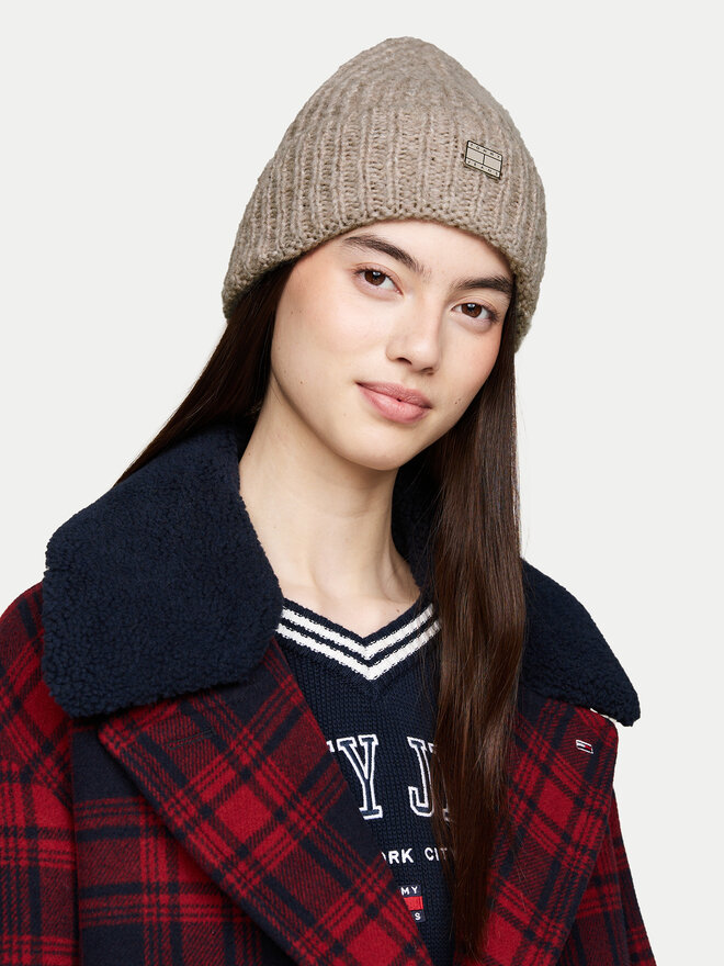 Tommy Jeans Gorro Tommy Jeans City Bold AW0AW16786 Beis