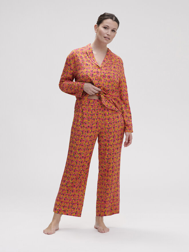 Simone Pérèle Simone Pérèle Camiseta de pijama Songe 18S957 Rosa Wide Fit