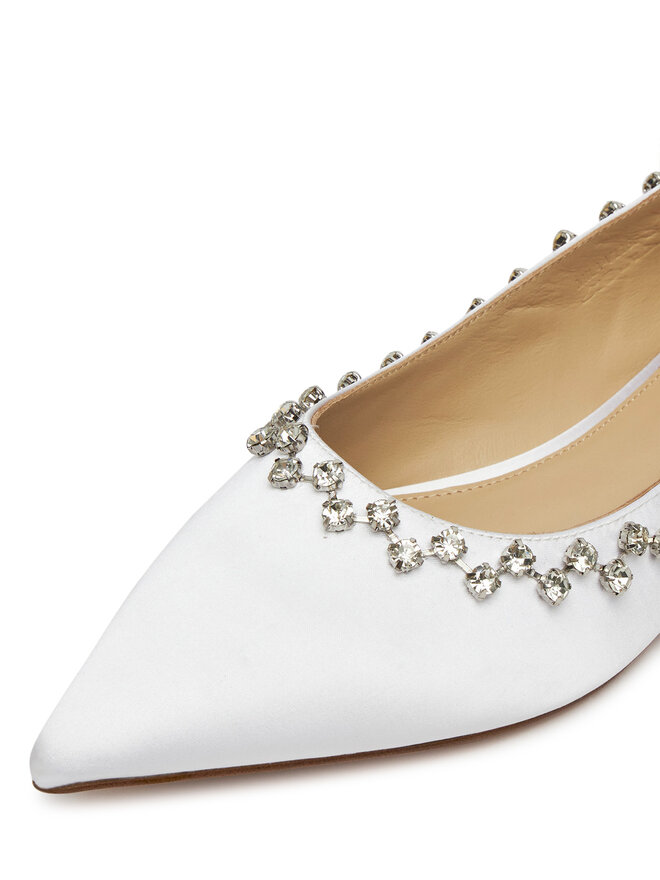 Eva Minge Ballerinas Eva Minge MILA-V1166-28-1 Weiß
