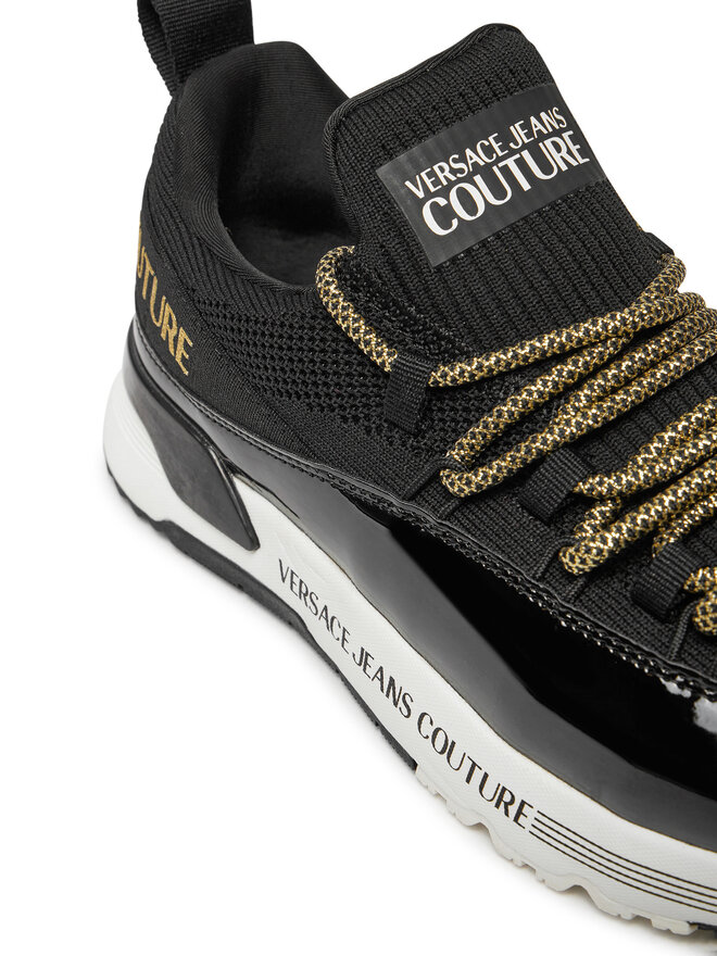 Versace Jeans Couture Sneakersy Versace Jeans Couture Dynamic 77VA3SAB Czarny