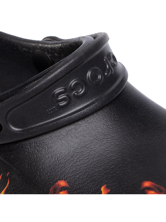 Crocs Papucs Crocs Bistro Graphic Clog 204044 Fekete