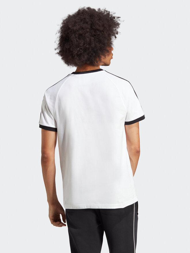 adidas adidas Marškinėliai Adicolor Classics 3-Stripes T-Shirt IA4846 Balta Slim Fit