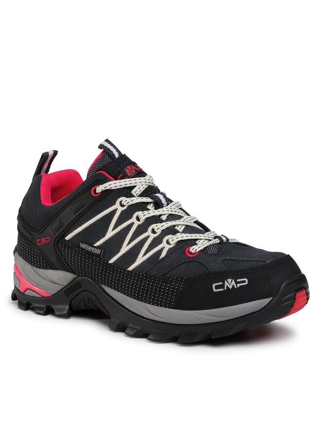 CMP Rigel Low WMN WP – Chaussures Randonnée Femme Imperméables Cuir Clima Protect