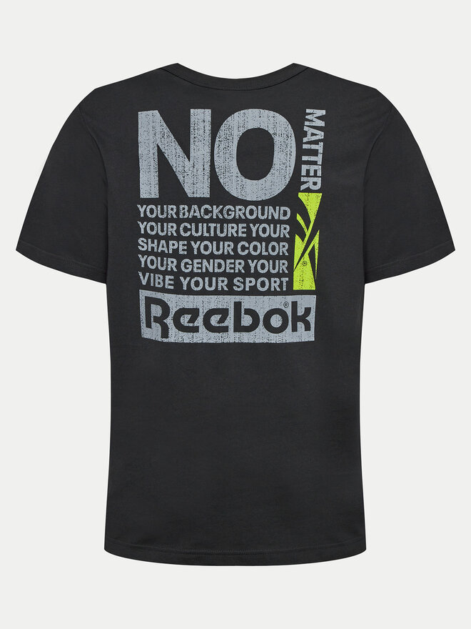 Reebok Reebok Póló Unisex Not A Spectator 100075624 Fekete Relaxed Fit