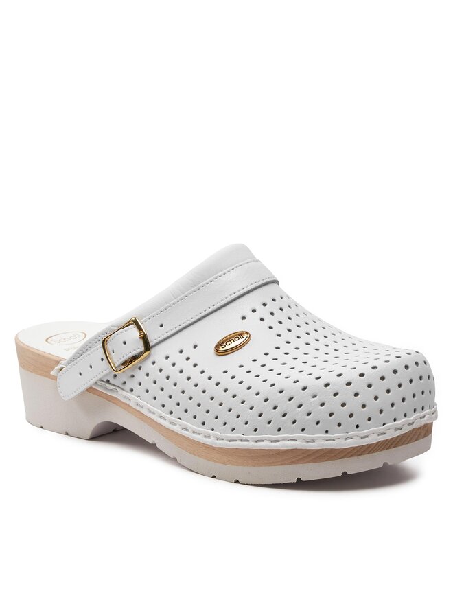Scholl Šľapky Scholl Clog S/Comf.B/S Ce F20078 1065 400 Biela