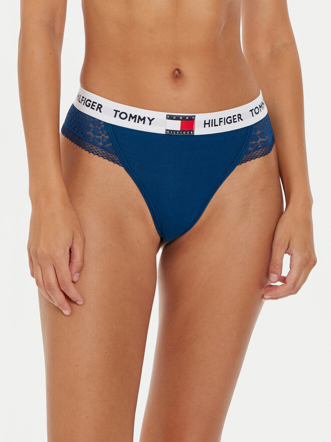Tommy Hilfiger Tommy Hilfiger Стрінги UW0UW05619 Голубий