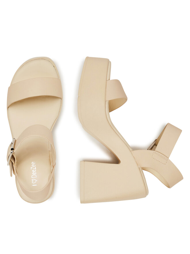 DeeZee Sandalias DeeZee 23258-12 Écru