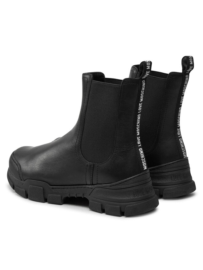 LOVE MOSCHINO Kotníková obuv s elastickým prvkem LOVE MOSCHINO JA15504G0LIA0000 Černá