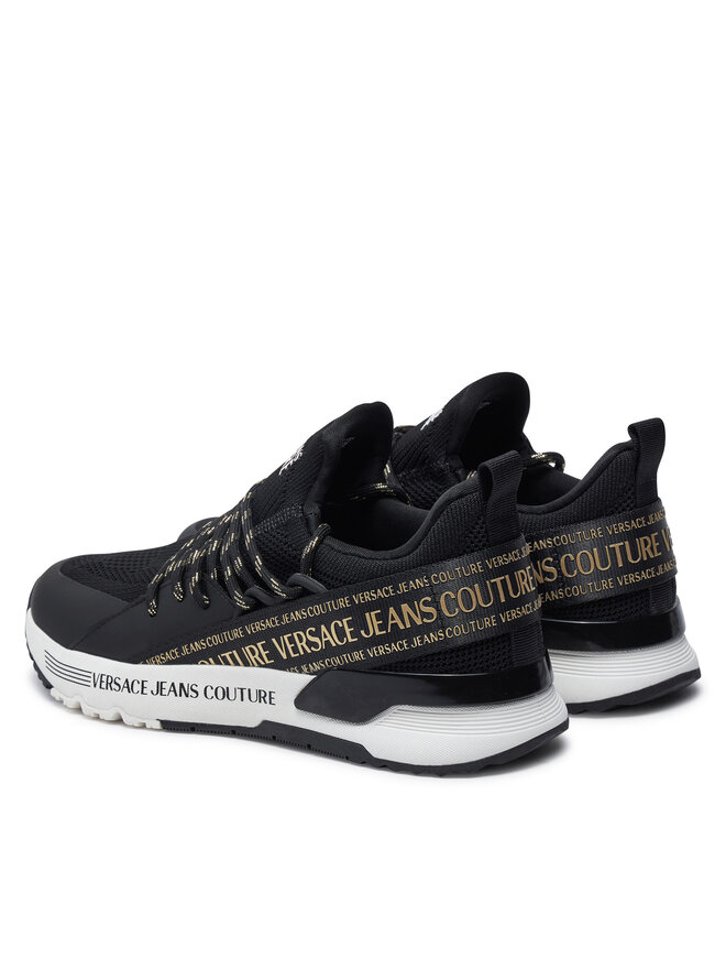Versace Jeans Couture Sneakersy Versace Jeans Couture Dynamic 77VA3SA8 Czarny