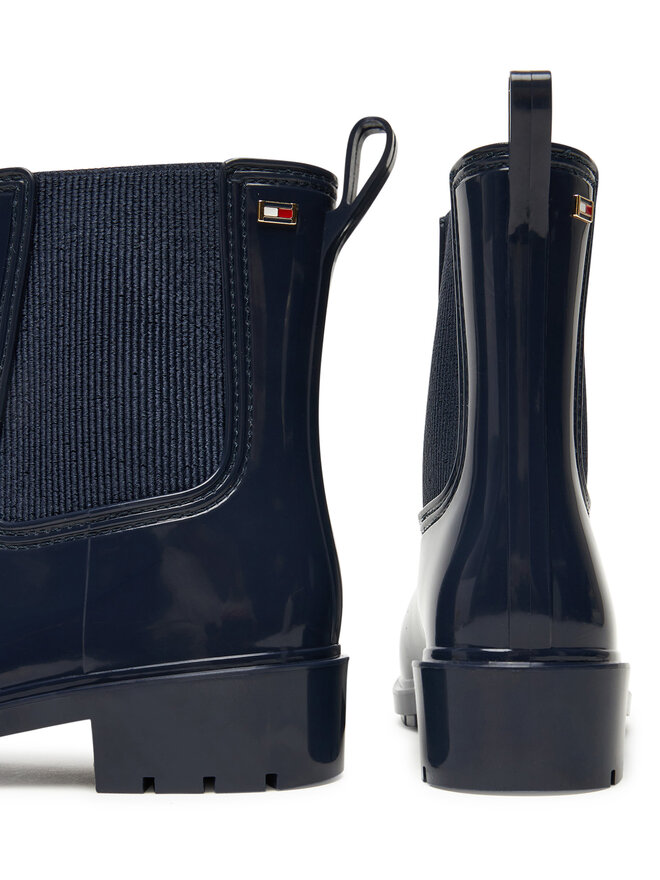 Tommy Hilfiger Botas de agua Tommy Hilfiger Flag Hardware FW0FW08966 Azul marino