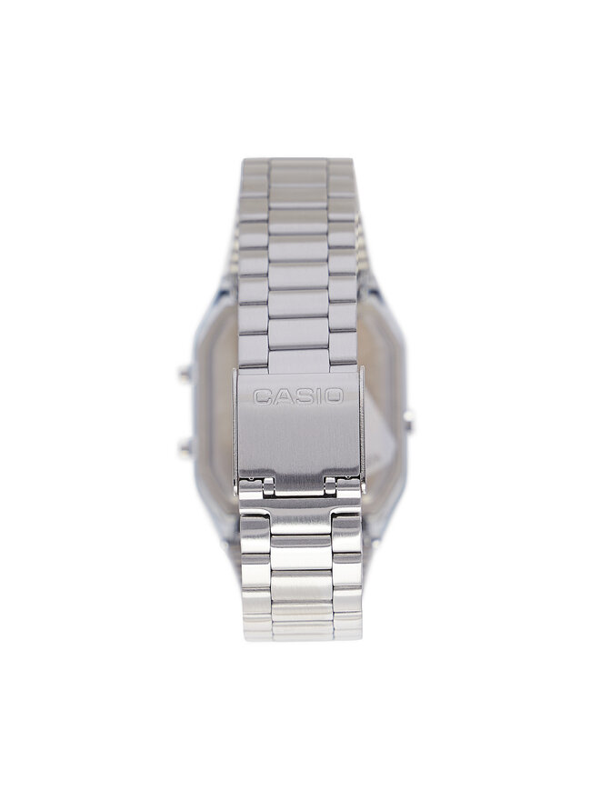 Casio Zegarek Casio Vintage Maxi AQ-230A-7AMQYES Srebrny