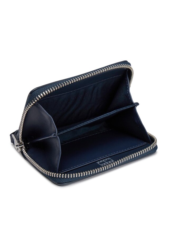 Tommy Jeans Pequeña cartera de mujer Tommy Jeans Tjw Ess Must Small Za Patent AW0AW16142 Azul marino