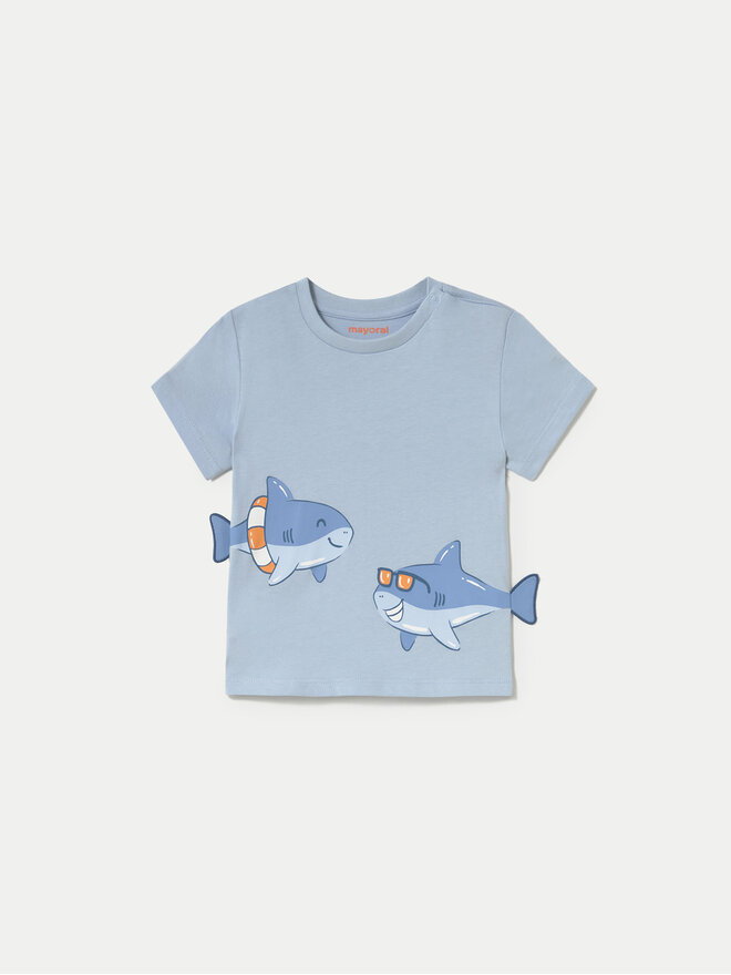 Mayoral Mayoral Футболка 1061 Голубий Regular Fit