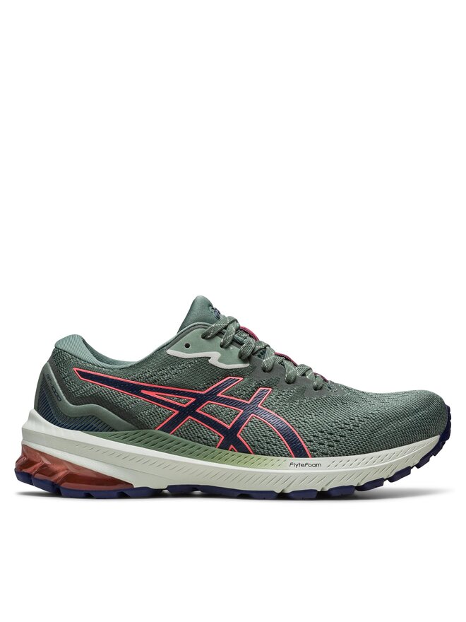 Zapatillas de running Asics GT 1000 11 TR 1012B388 Verde zapatos.es