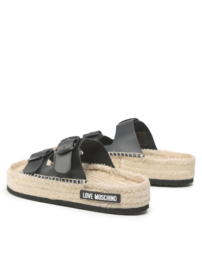 LOVE MOSCHINO Еспадрили LOVE MOSCHINO JA28123G1GIAJ000 Черен