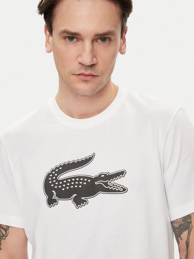 Lacoste Lacoste Marškinėliai TH2042 Balta Regular Fit