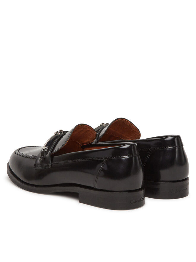 Calvin Klein Poltopánky Calvin Klein Moc Loafer W/Ml - Lth HW0HW02342 Čierna