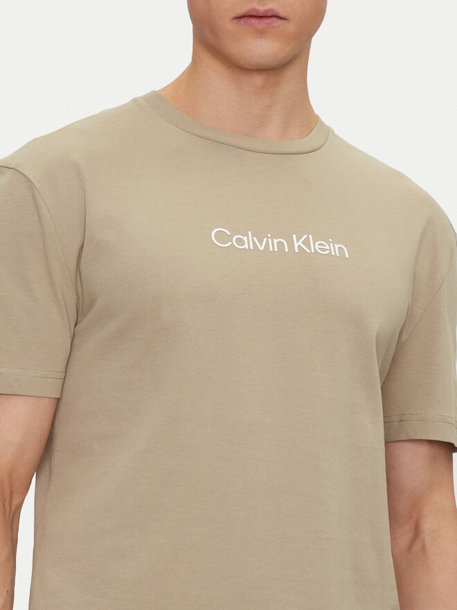 Calvin Klein Calvin Klein Póló Hero K10K111346 Bézs Regular Fit