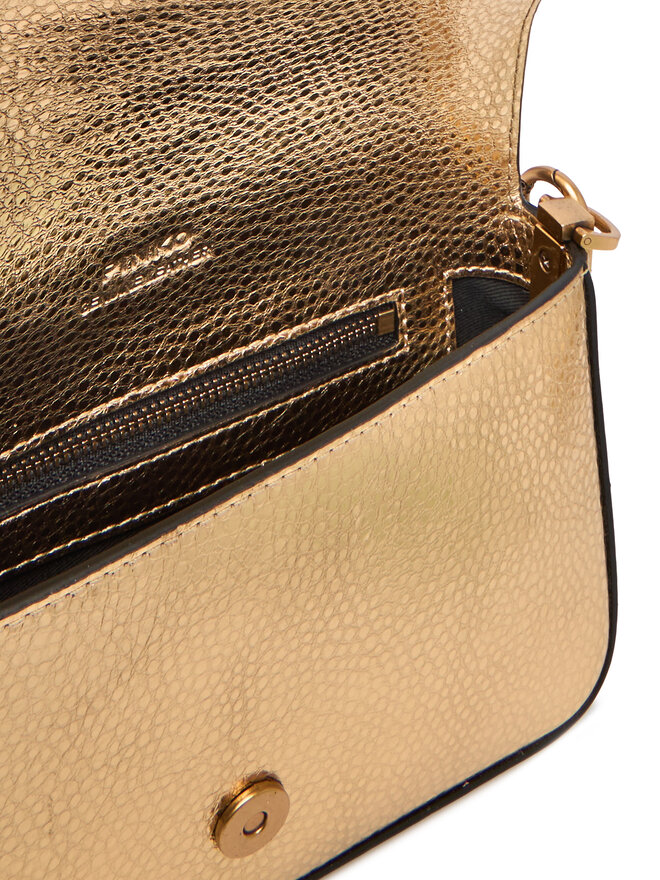 PINKO Handtasche PINKO Love One Slouchy Baby AI 25-26 PCPL 105353 A2WD Goldfarben