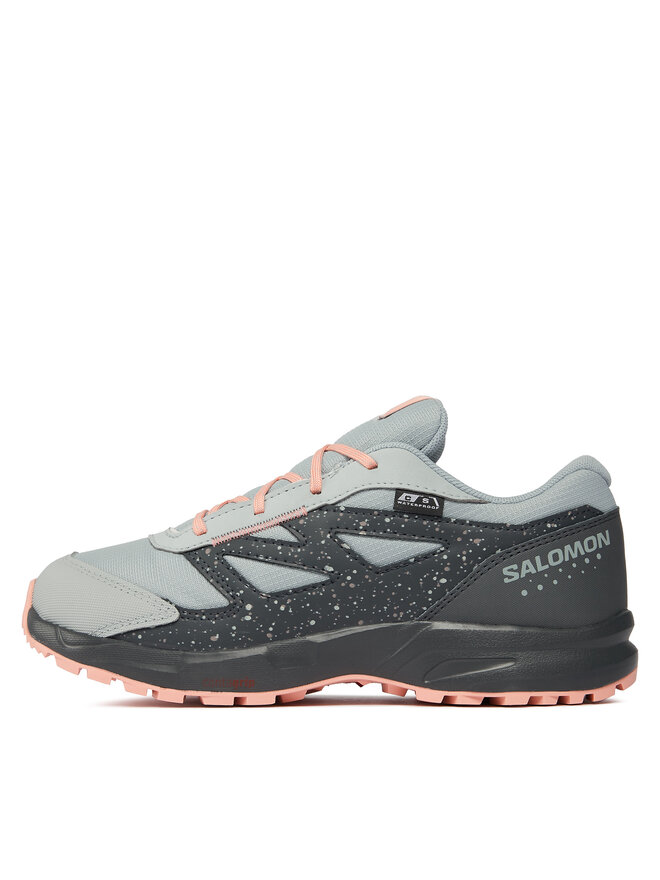 Salomon Trekingová obuv Salomon Outway Climasalomon™ Waterproof L47282900 Šedá
