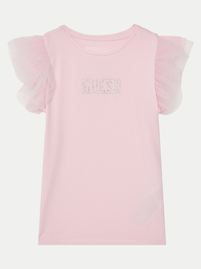 Guess Guess Camiseta J5RI17 K6YW4 Rosa Regular Fit