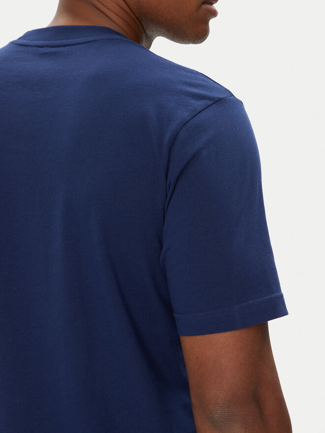 adidas adidas Marškinėliai Essentials Small Logo JF1093 Tamsiai mėlyna Regular Fit