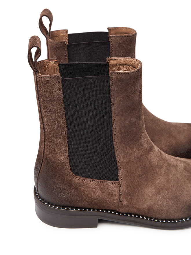 R.Polański Klassische Stiefeletten R.Polański 1868 Braun
