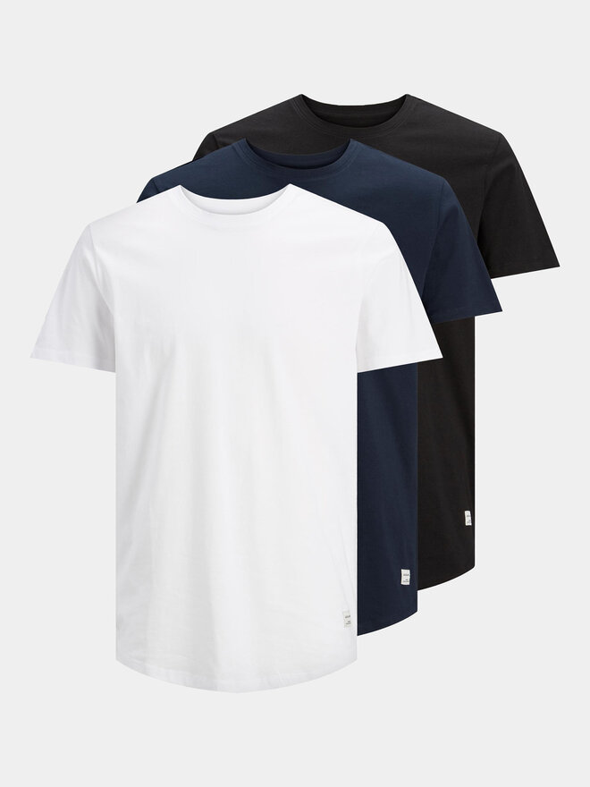 Jack&Jones Jack&Jones 3er-Set T-Shirts Noa 12191765 Weiß Regular Fit
