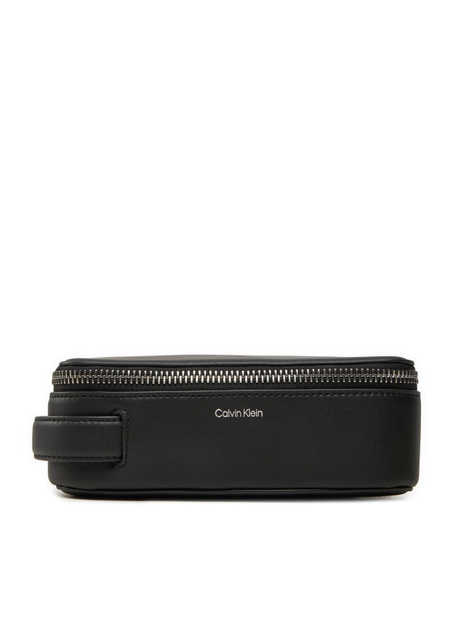 Calvin Klein Kosmetyczka Calvin Klein Ck Sleek Washbag W/Hanger K50K512803 Czarny