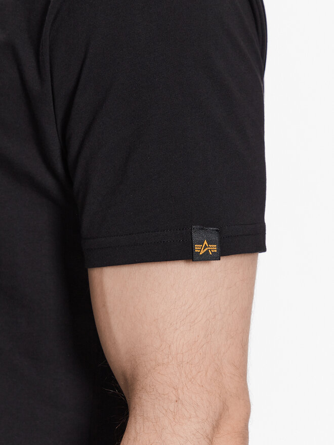 Alpha Industries Alpha Industries T-Shirt Basic 118533 Μαύρο Regular Fit