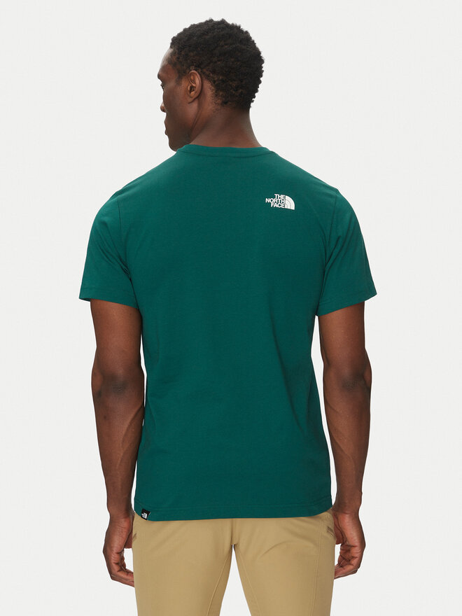 The North Face The North Face Marškinėliai NF0A87NG6GI1 Žalia Regular Fit
