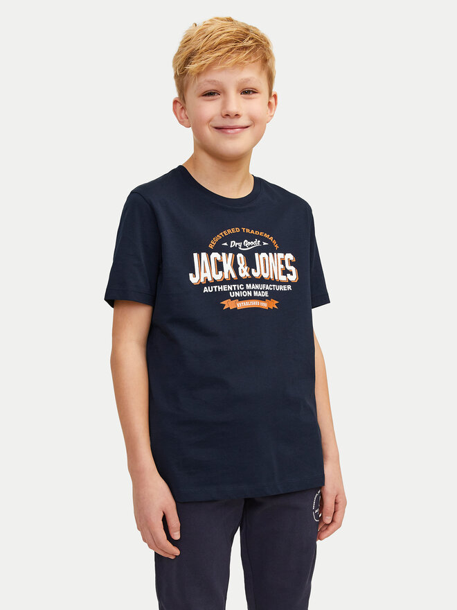 Jack&Jones Junior Jack&Jones Junior Póló Logo 12258877 Sötétkék Regular Fit