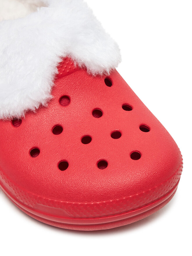 Crocs Klapki Crocs Classic Lined Santa Clog K 210931 Czerwony