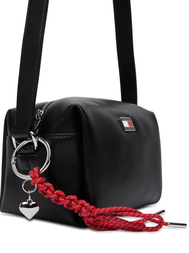 Tommy Jeans Handtasche Tommy Jeans Tjw City Charm Camera Bag AW0AW18456 Schwarz