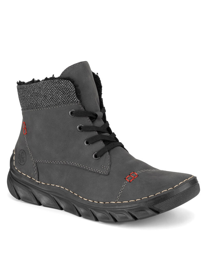 Rieker Μποτάκια Rieker 55031-45 Γκρι