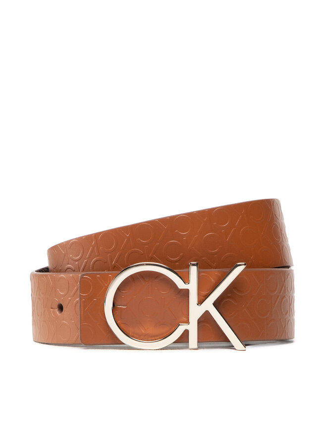Calvin Klein Ženski remen Calvin Klein Re-Lock Ck Rev Belt 30mm K60K610156 Smeđa