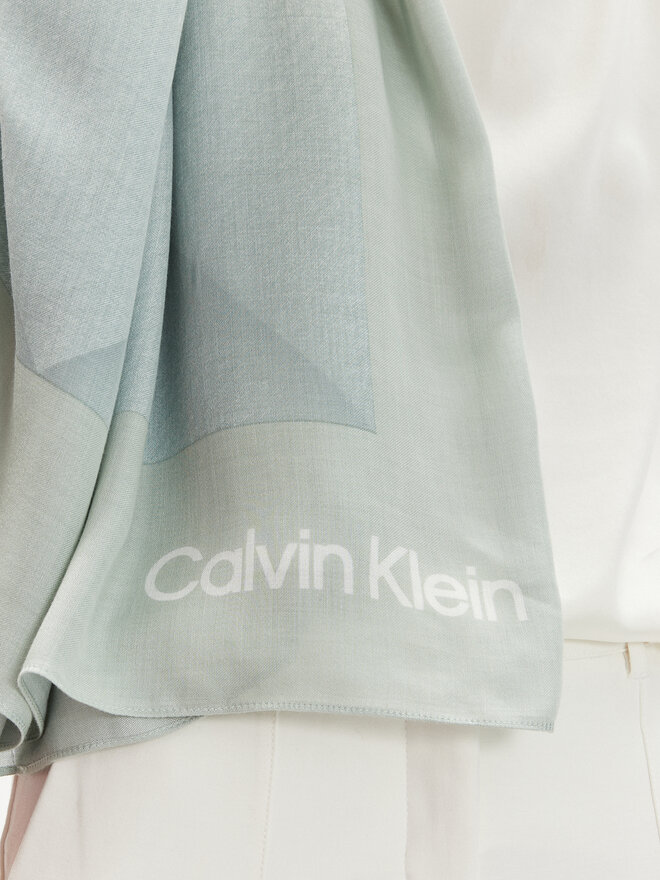 Calvin Klein Šátek Calvin Klein Quilt K60K611710 Zelená