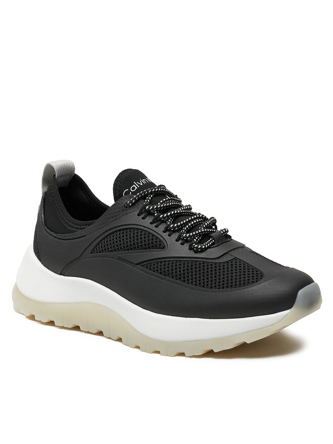 Calvin Klein Αθλητικά Calvin Klein Runner Lace Up Pearl Mix M HW0HW02079 Μαύρο
