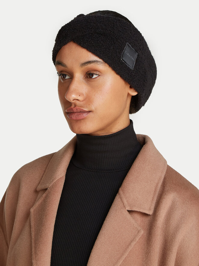 Calvin Klein Fascia per capelli Calvin Klein Modern Patch K60K612694 Nero