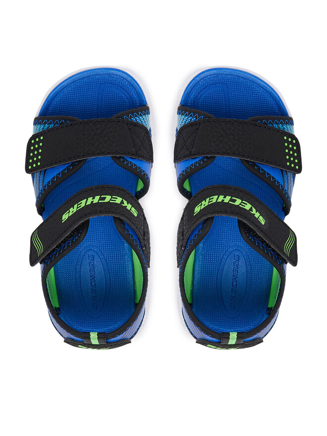 Skechers Sandalen Skechers Microspec-Splash 407034N/BKLM Blau