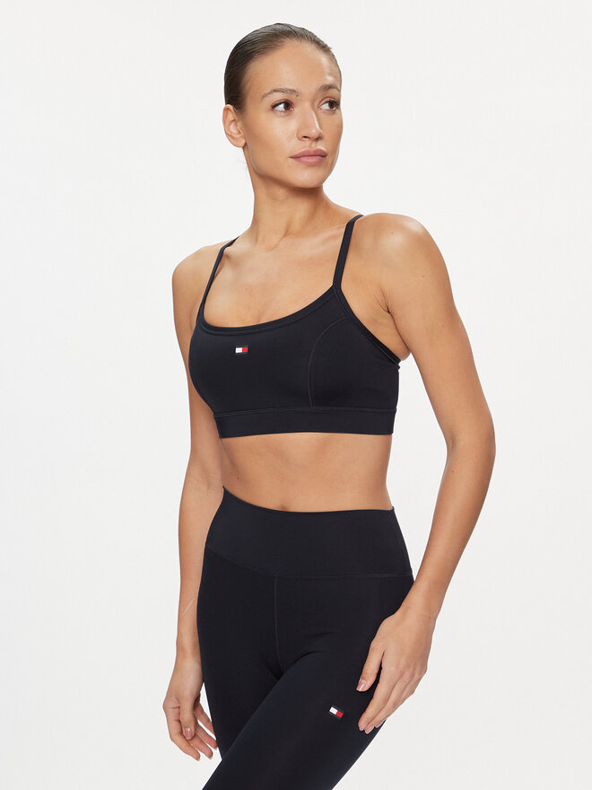 Tommy Hilfiger Tommy Hilfiger Sportinė liemenėlė Essentials Flag WW0WW41077 Tamsiai mėlyna