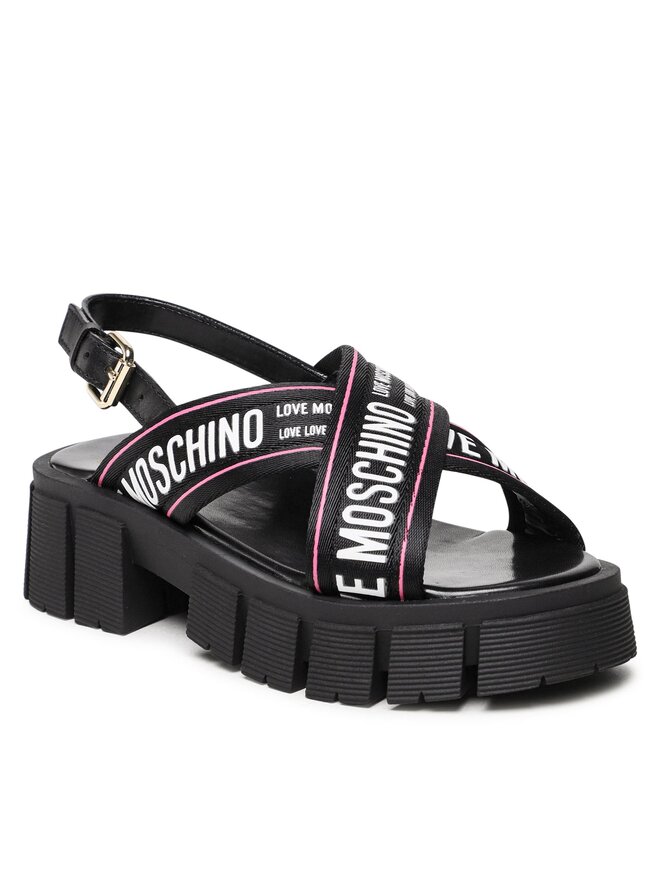 Sandali LOVE MOSCHINO JA16186G0GIX200A Nero escarpe