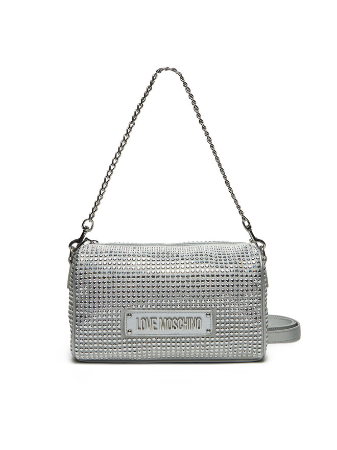 LOVE MOSCHINO Ročna torba LOVE MOSCHINO JC4135PP1MLL196B Srebrna
