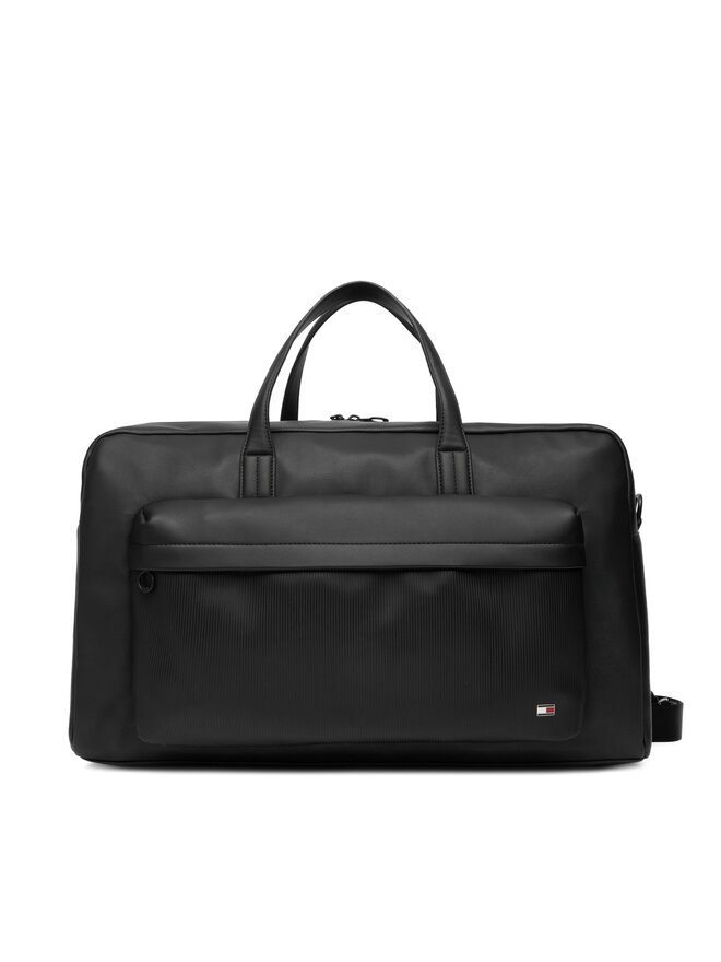 Tommy Hilfiger Borsa weekend Tommy Hilfiger Th Flag Duffle AM0AM14007 Nero