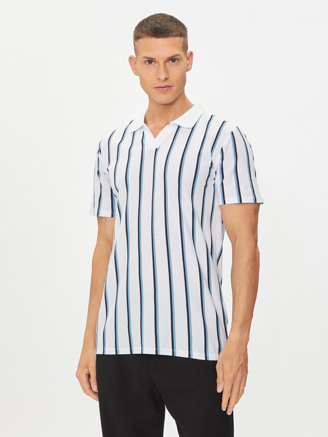 Lindbergh Lindbergh Poloshirt 30-404259 Weiß Slim Fit