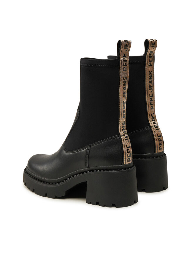 Pepe Jeans Polokozačky Pepe Jeans PLS50549 Černá