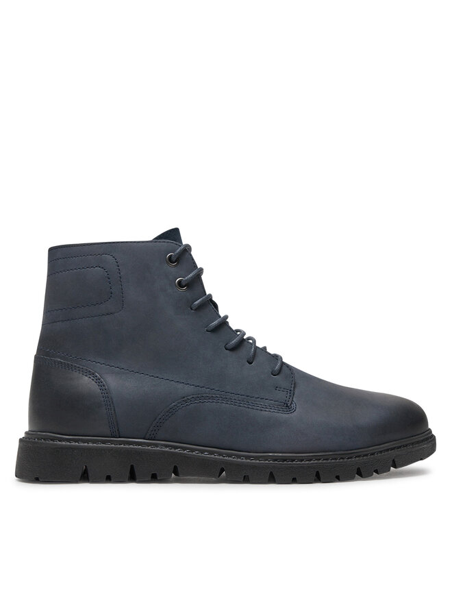 Geox Schnürschuhe Geox U Ghiacciaio U36DGD 000CL C4002 Dunkelblau